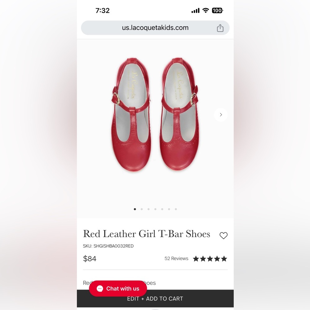 La Coqueta toddler shoes